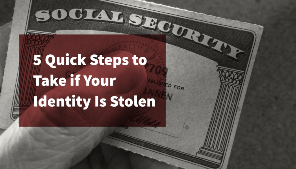 steps to take if your identity is stolen
