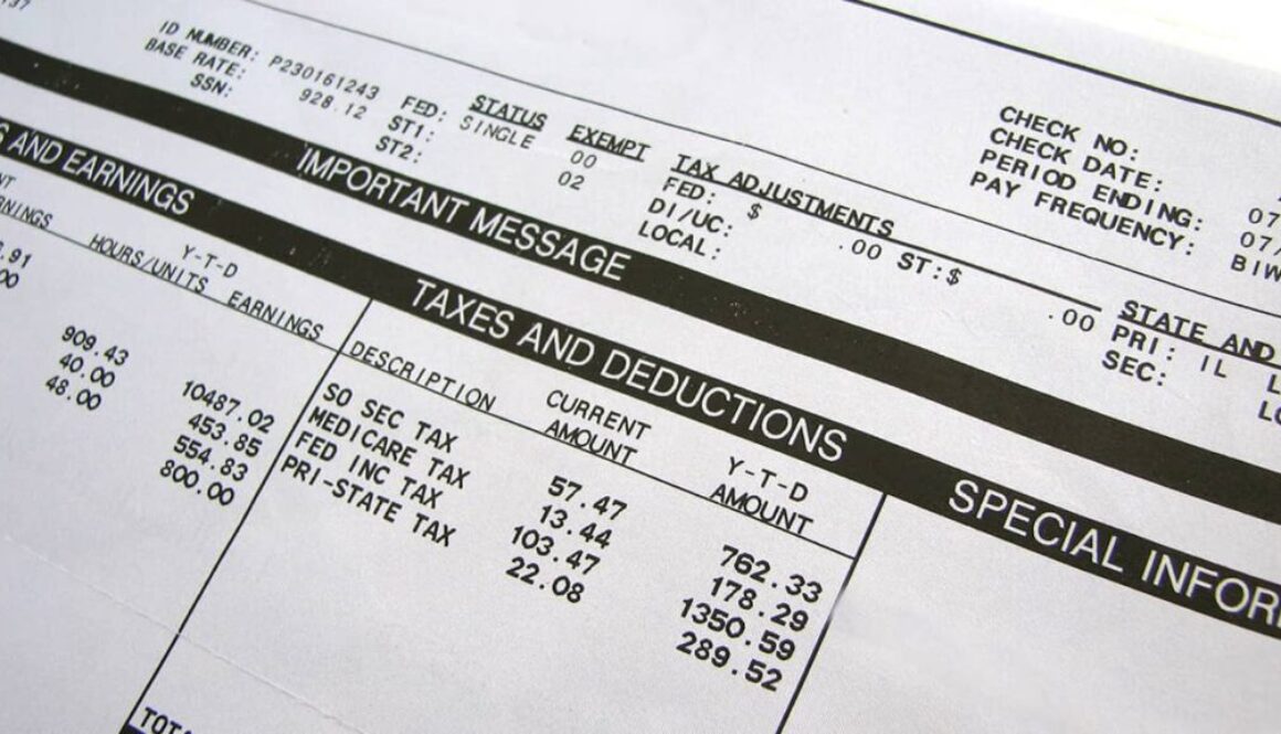 Pay stub