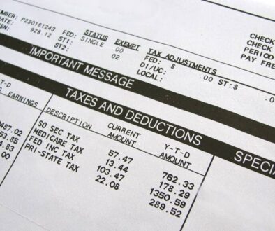 Pay stub